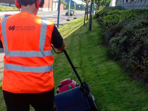 mowing